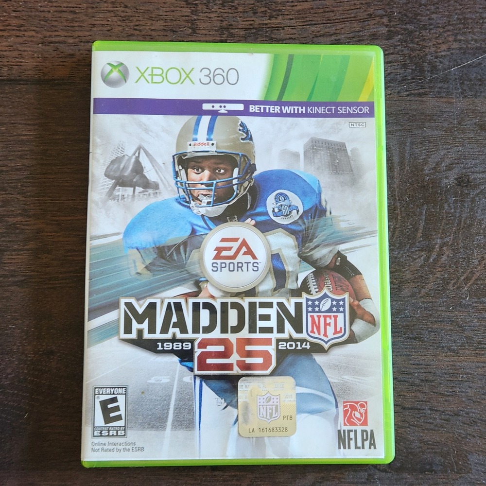 Madden NFL 25‎ Xbox 360 Game EA Sports Football 1989-2014 Kinect